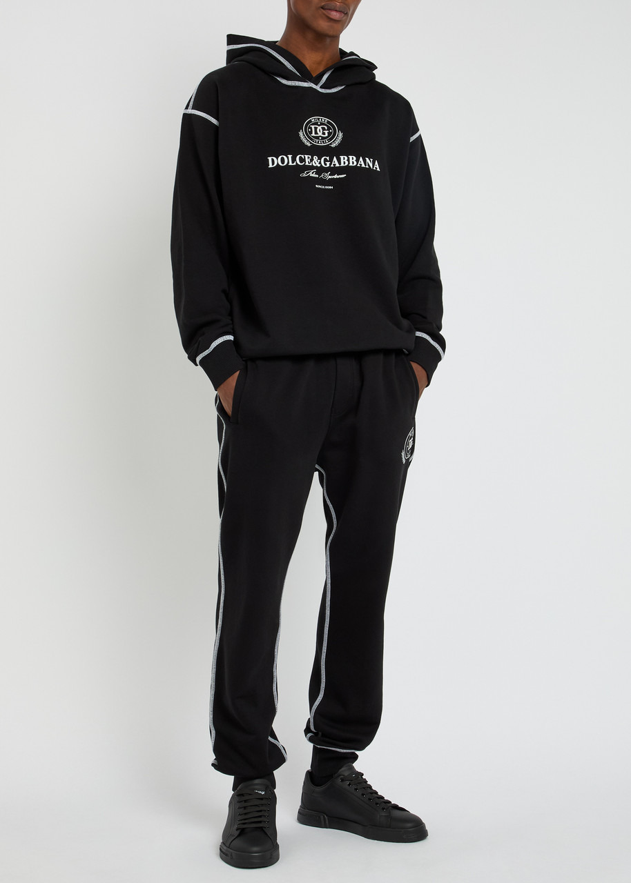 Dolce & Gabbana Logo-embroidered Cotton Sweatshirt - 4