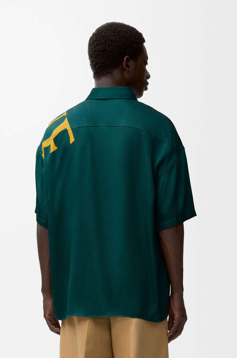 Short sleeve shirt in silk 4