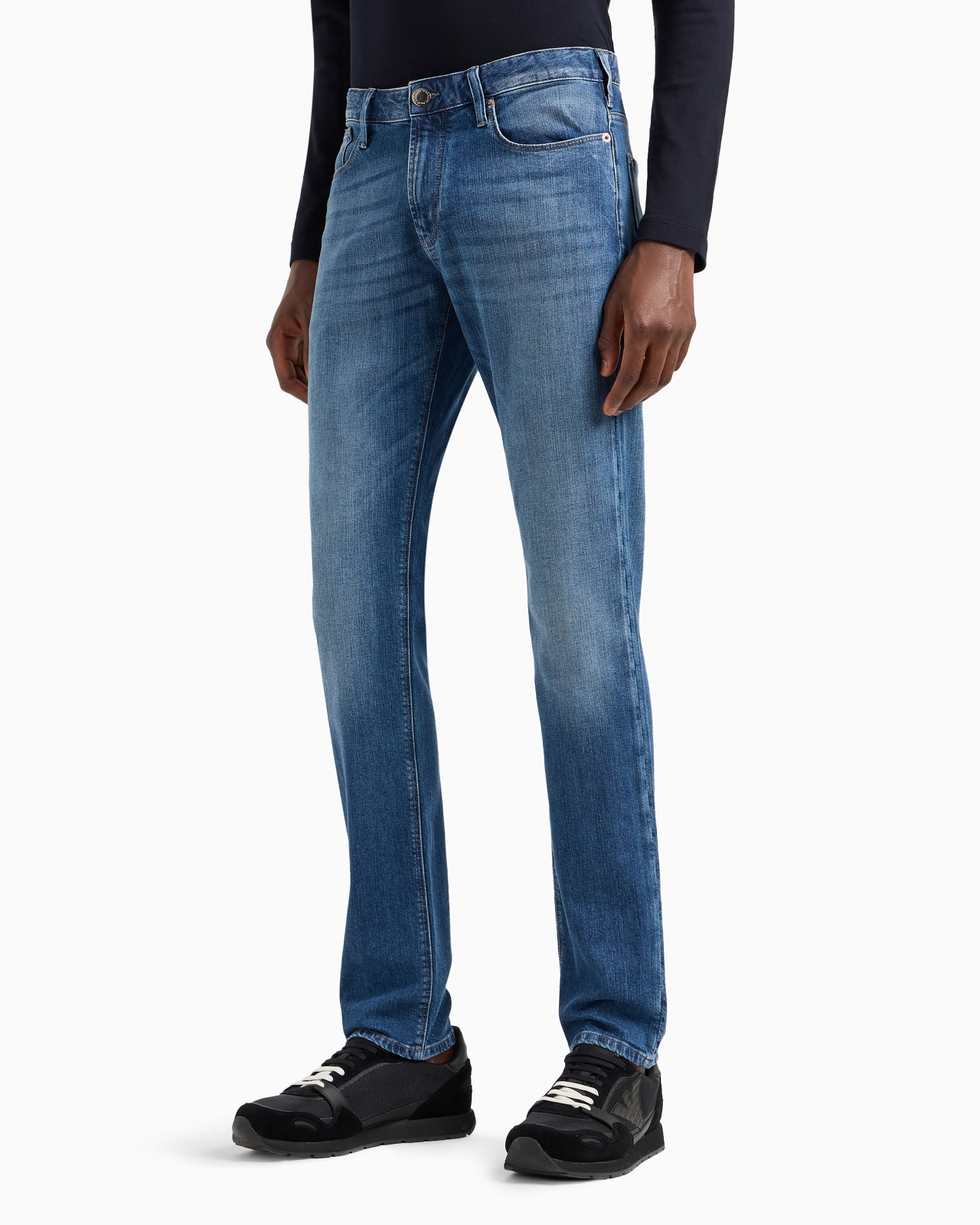 J06 Slim-fit, twill-melange jeans in 10 oz comfort denim - 4