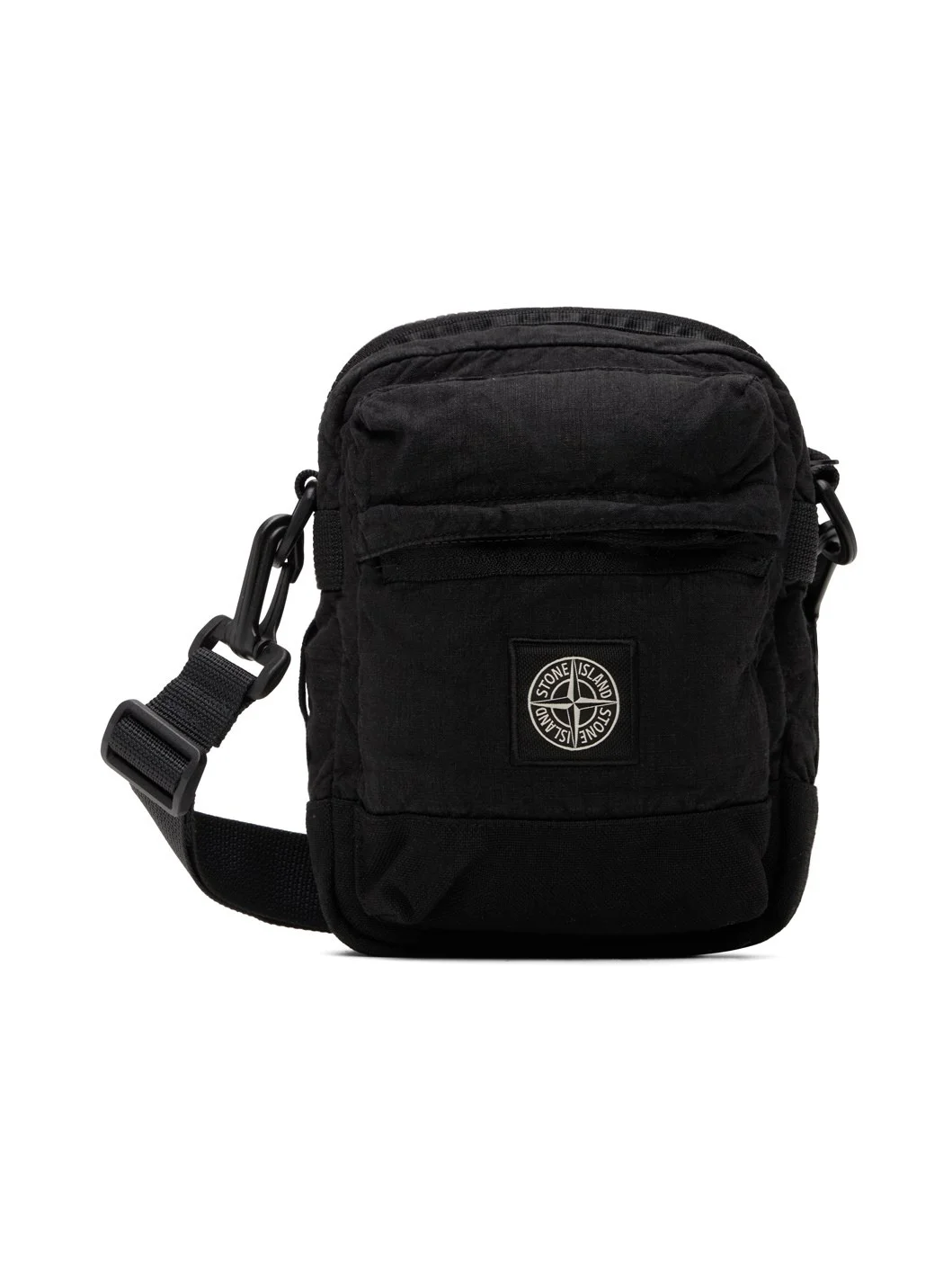 Black Lino Nylon Tela-TC Pouch - 1