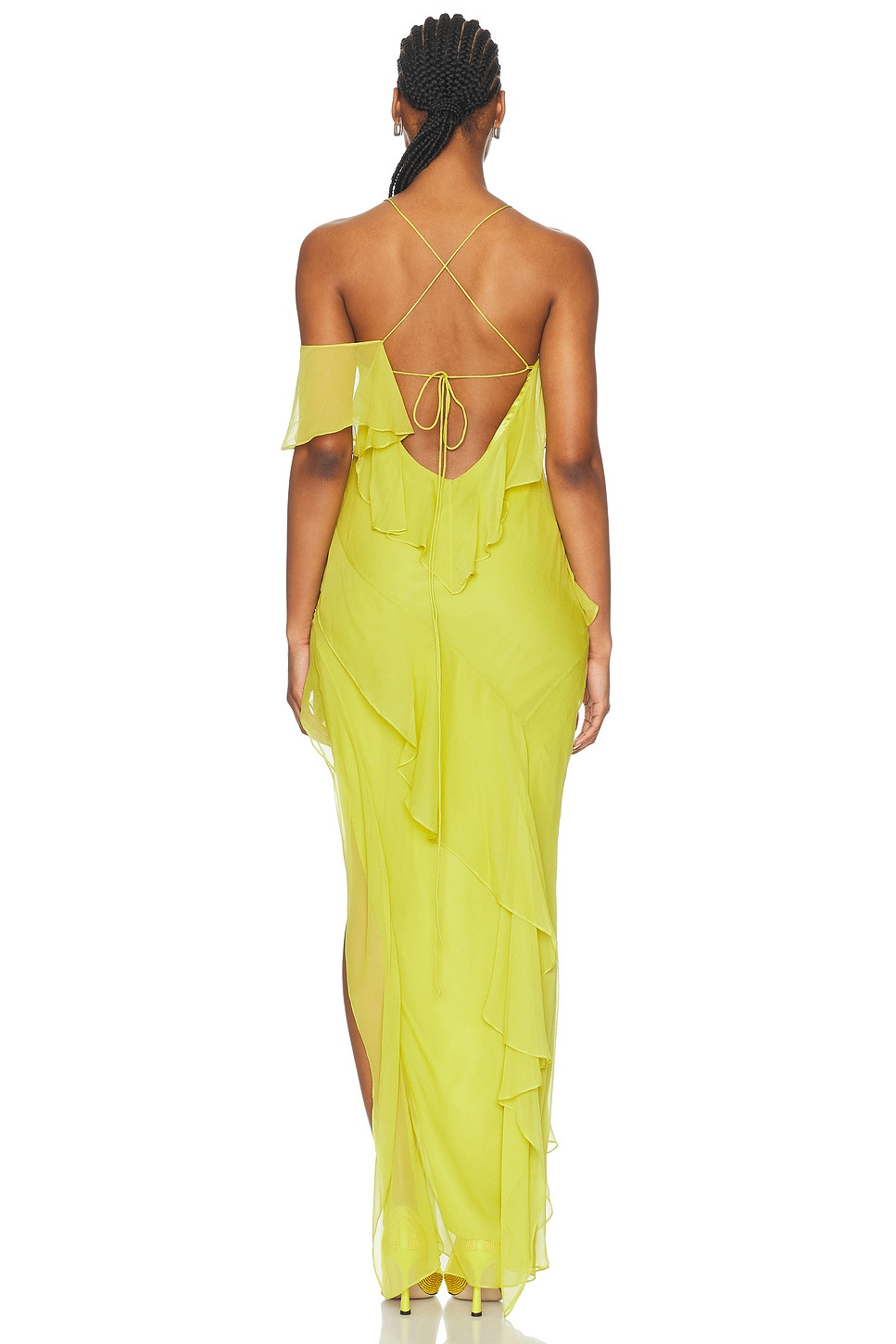 Ruffle Bias Gown - 5