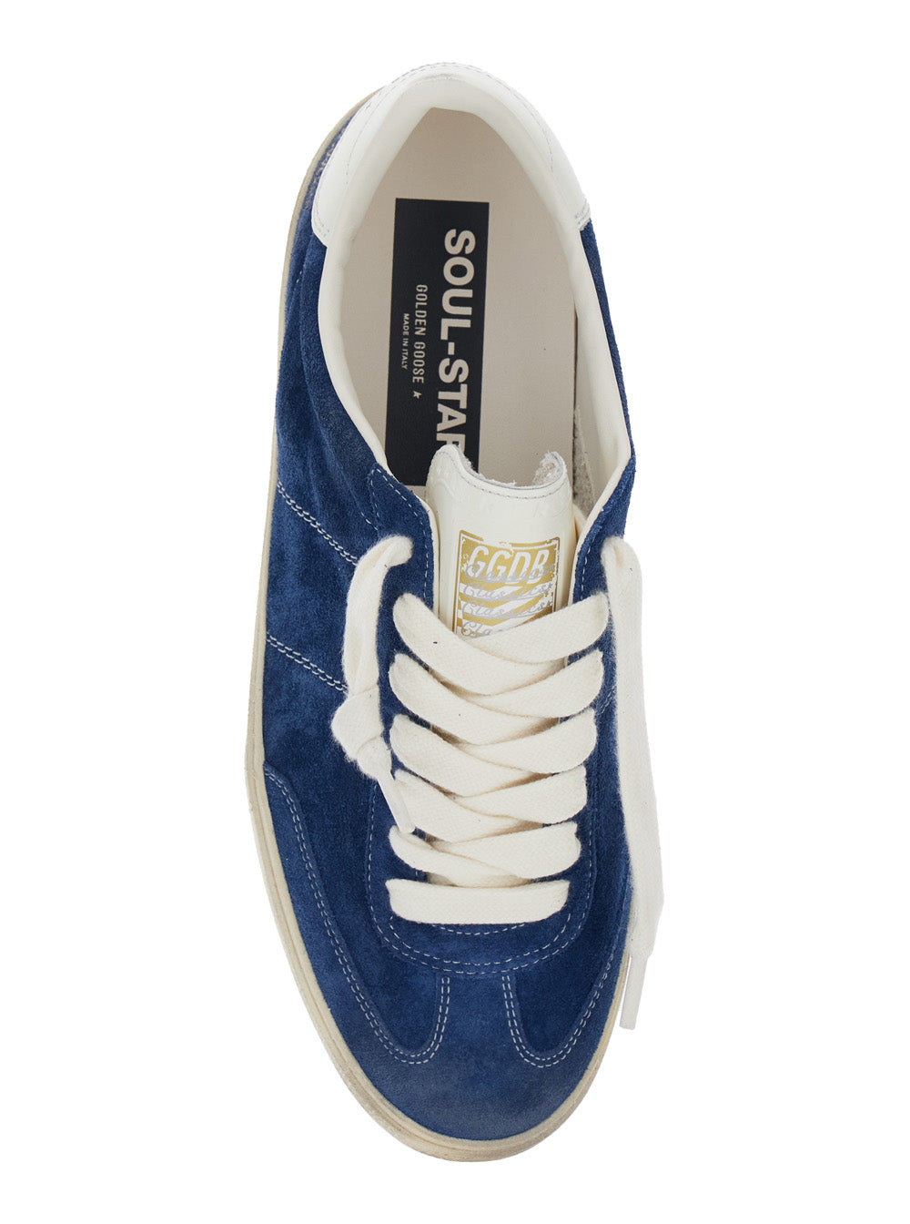 Golden Goose Men Soul-Star Suede Upper Leather Tongue And Heel - 4