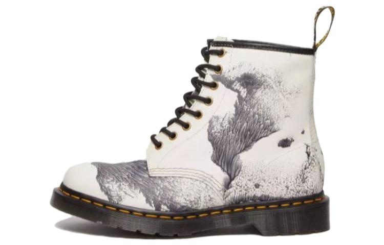 Dr. Martens 1460 x Tate Decalcomania Backhand Leather Lace Up Boots 'Multicolor Black White' 3173164 - 2