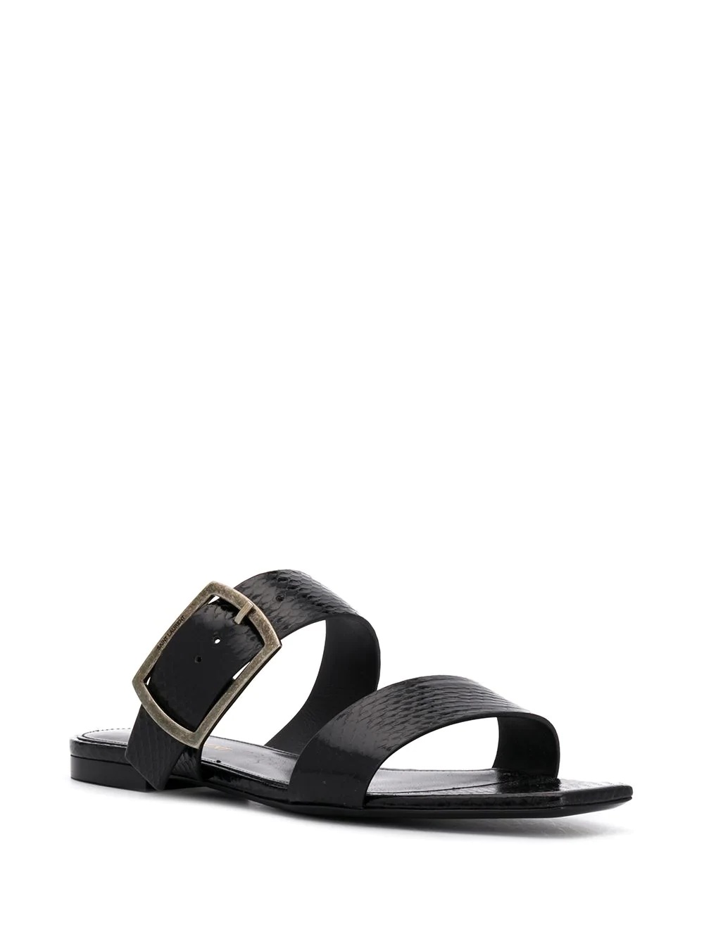 buckle flat sandals - 2