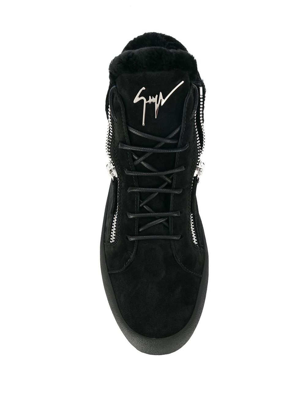 Kriss shearling lined sneakers - 4