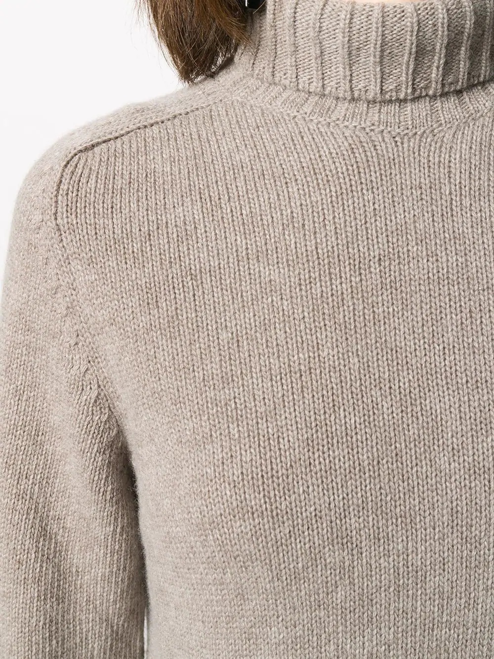 plain roll-neck jumper - 5