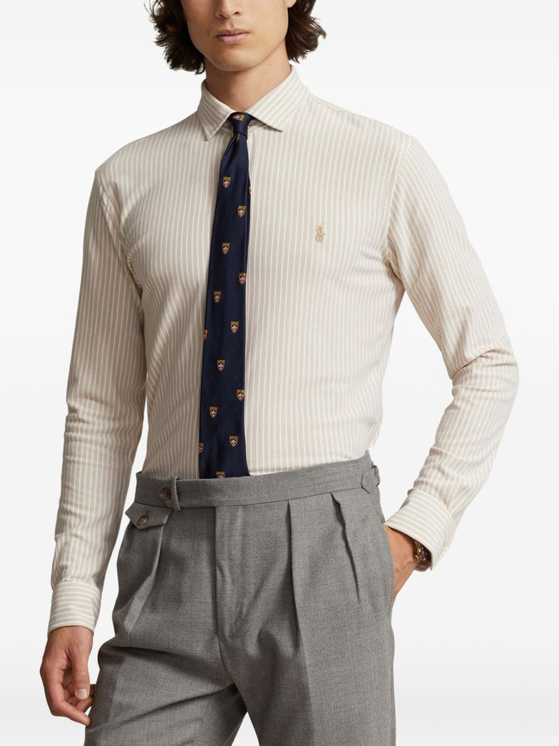 striped button-up shirt 3