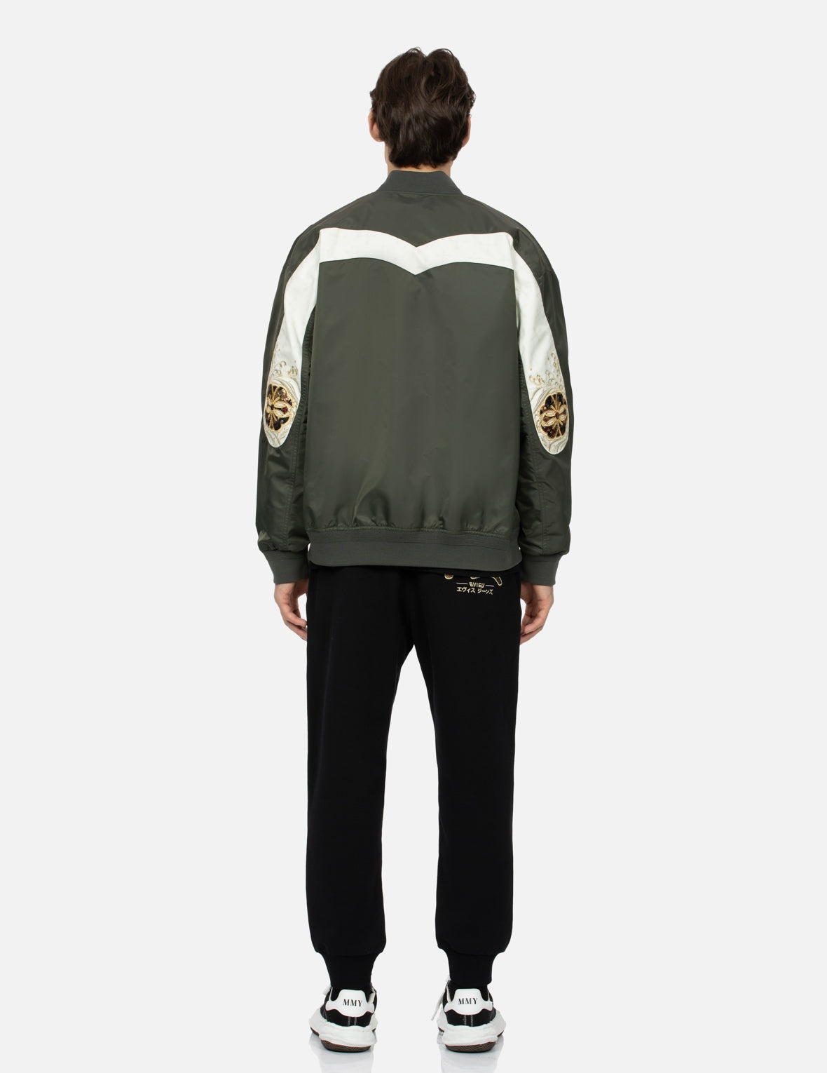 Kamon Brocade Daicock Insert Relax Fit Bomber Jacket - 5