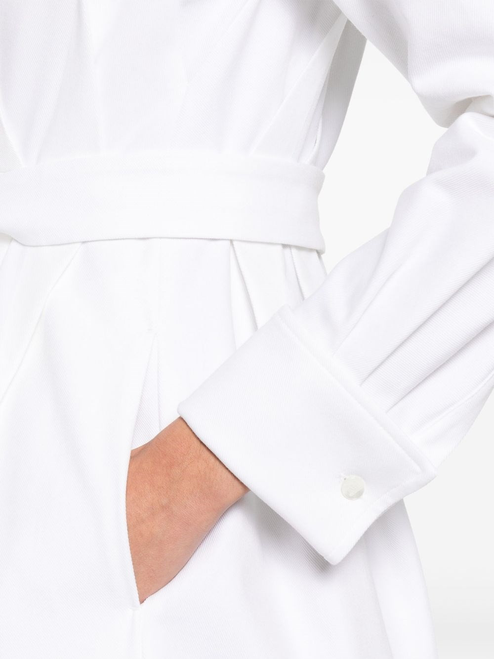 Cotton long shirt dress - 3