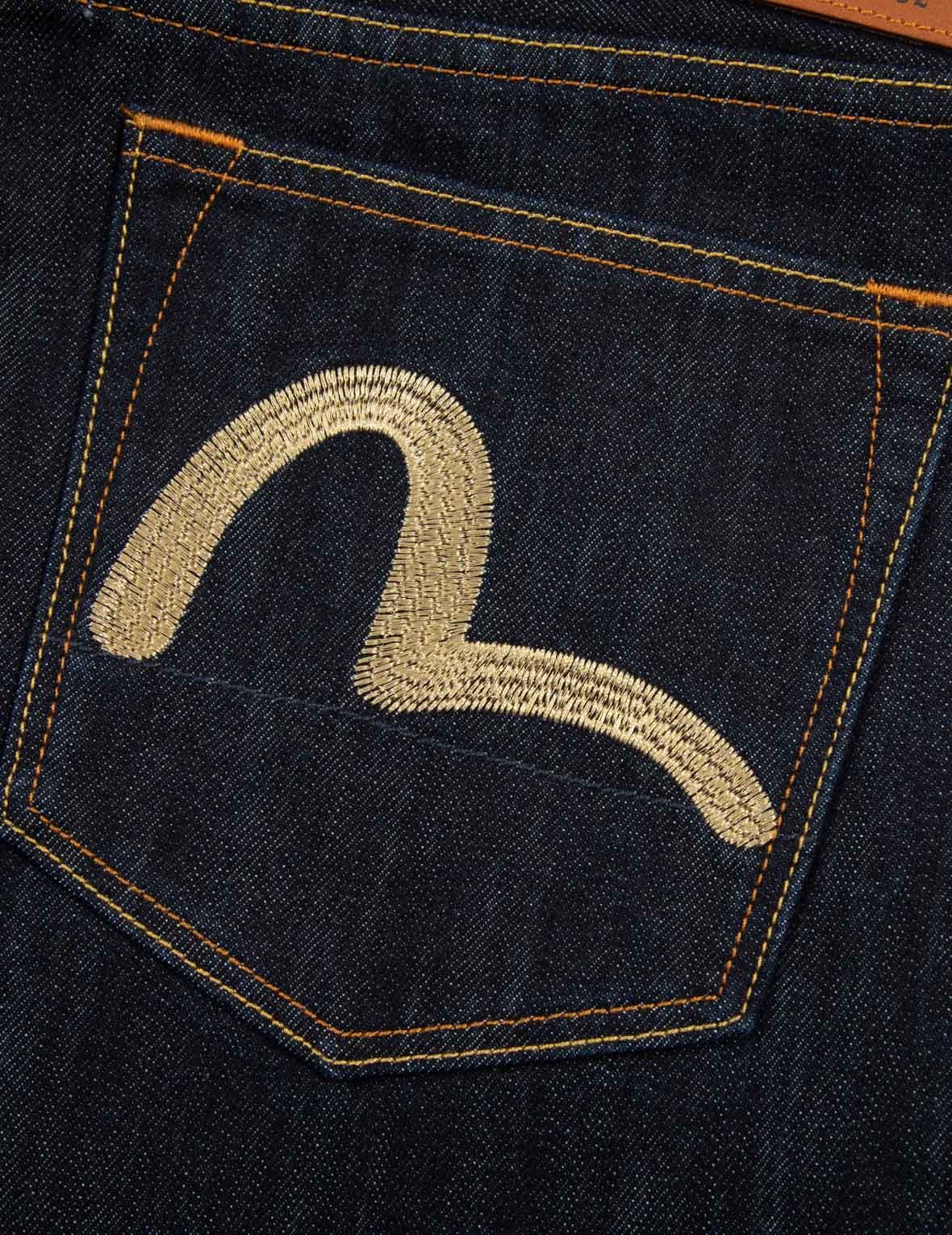 MULTI POCKET WITH SEAGULL EMBROIDERY RELAX FIT DENIM JOGGERS - 14