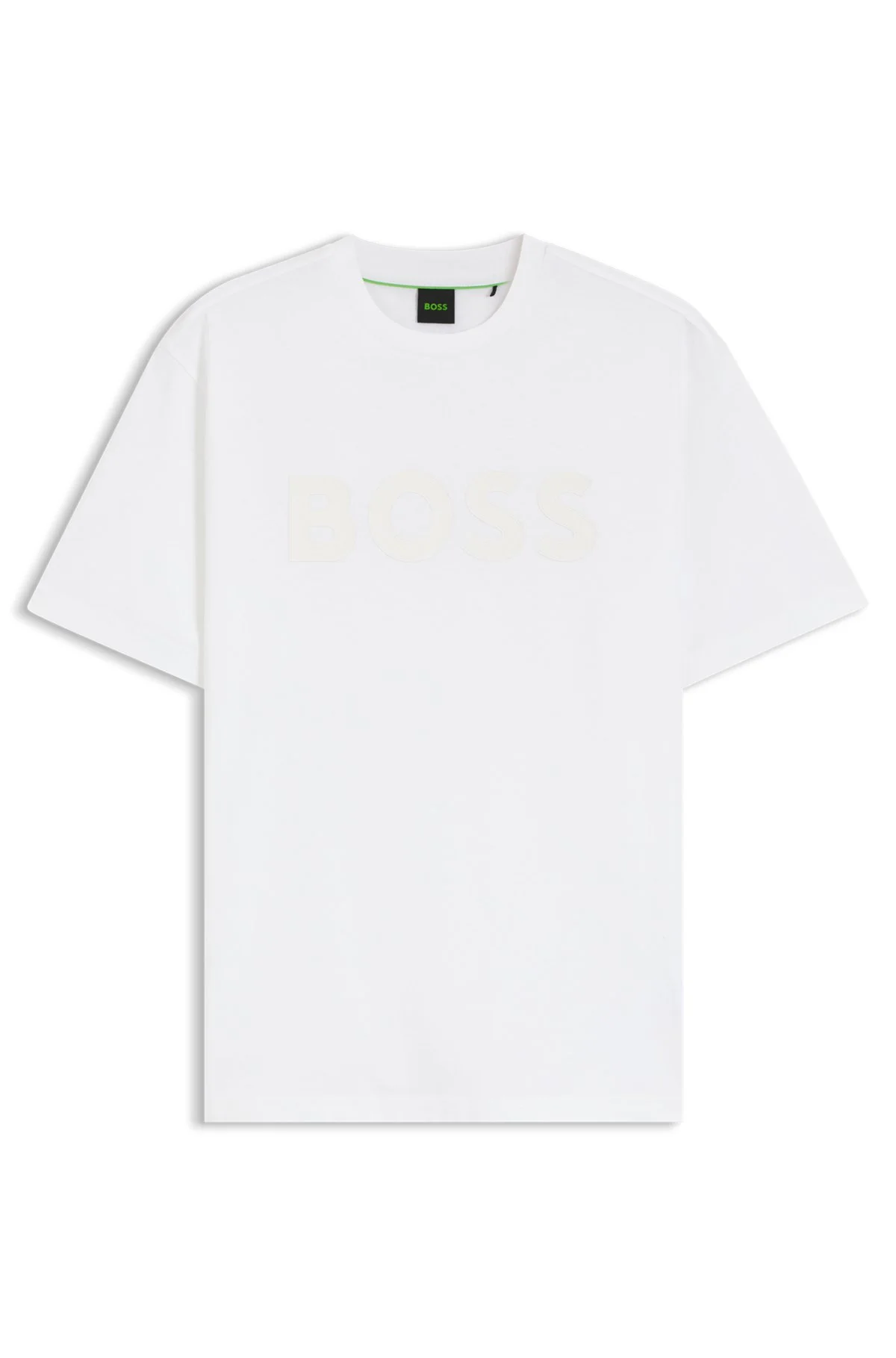 COTTON T-SHIRT WITH TONAL LOGO - 1