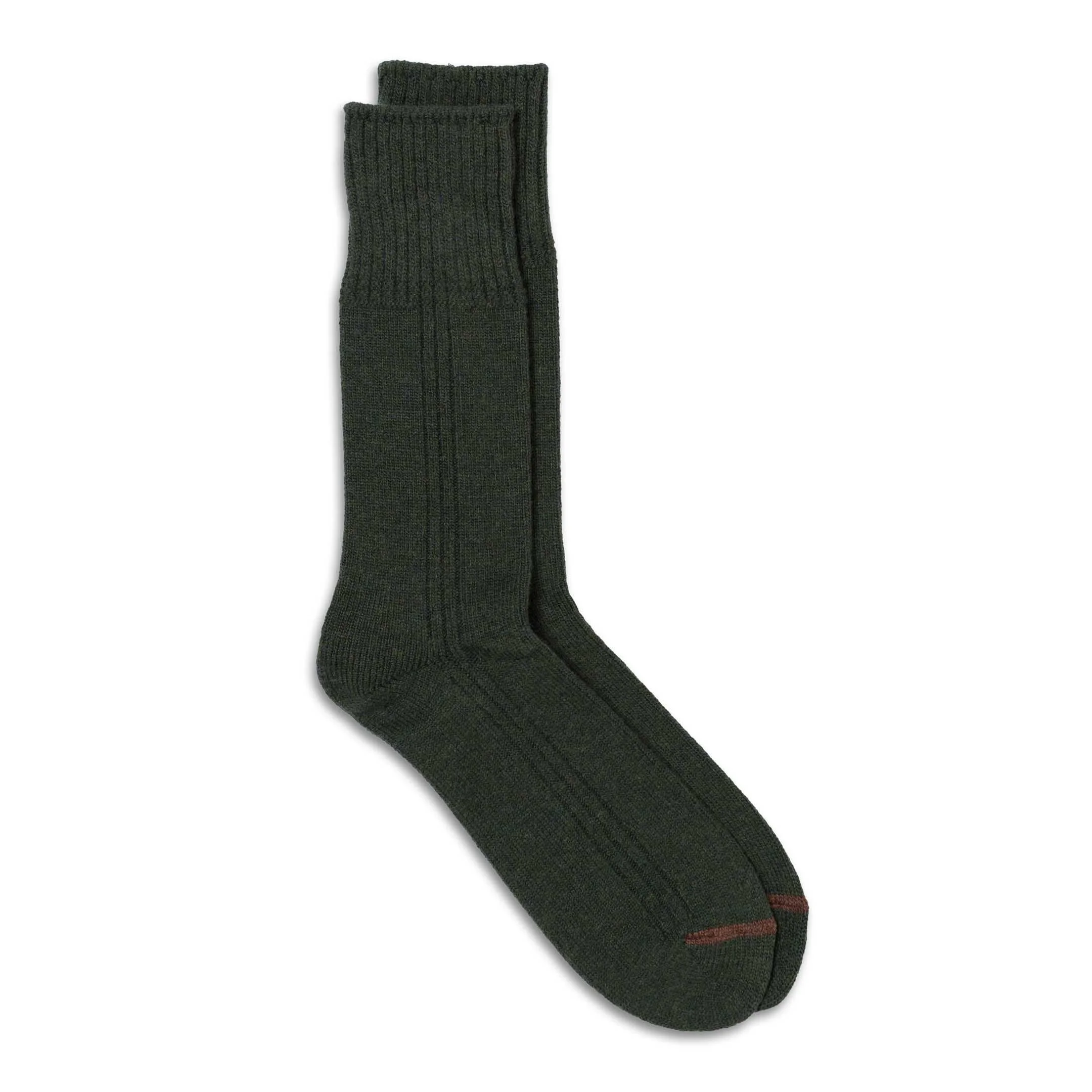 Rototo Merino Lambswool Sock D. Green - 1