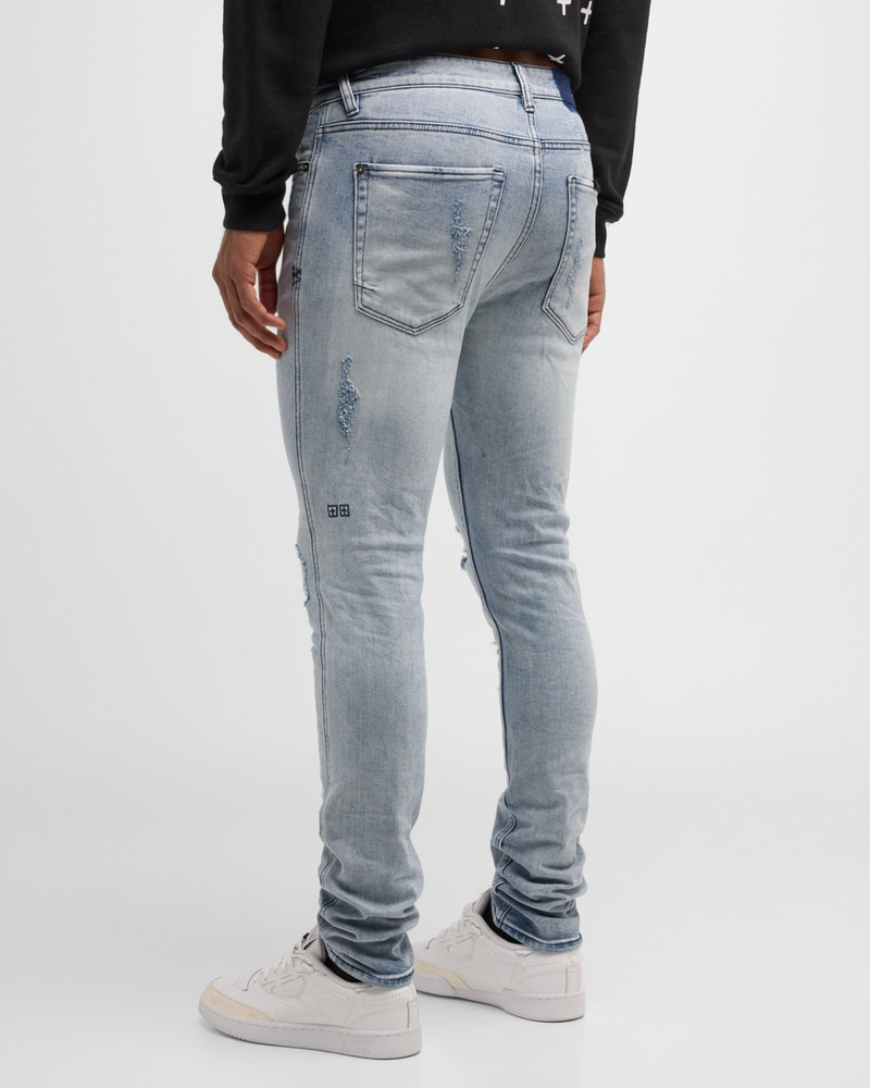 Ksubi Men's Van Winkle Trashed Dreams Skinny Jeans outlook