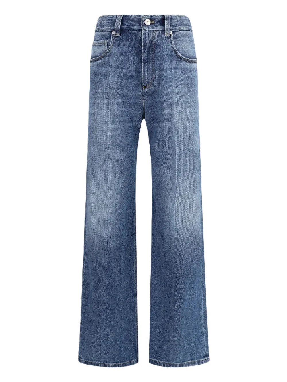 FIVE POCKETS DENIM TROUSERS - 1