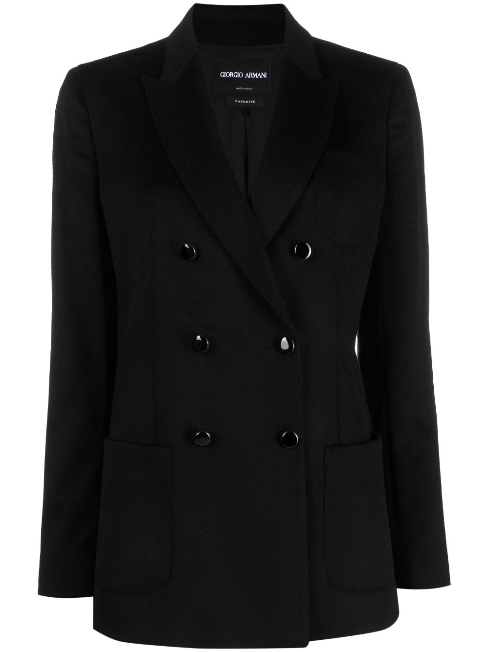 peak-lapels double-breasted blazer - 1