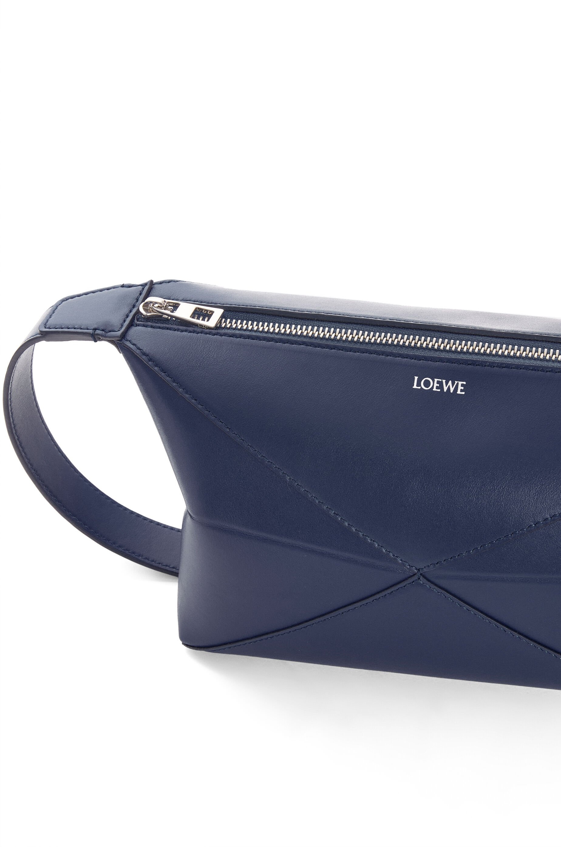 Puzzle Fold wash bag in shiny calfskin - 6