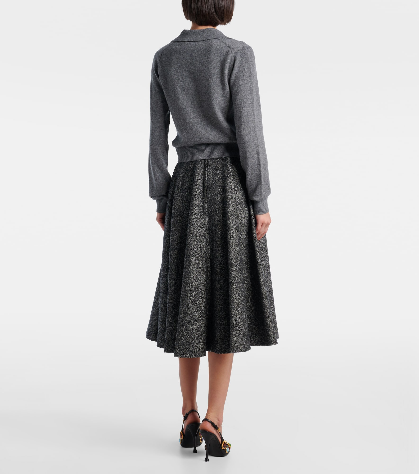 Cashmere polo sweater - 3