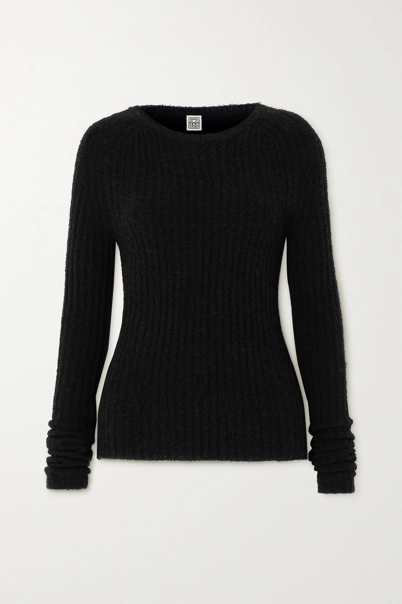 Enyo ribbed wool-blend bouclé sweater - 1