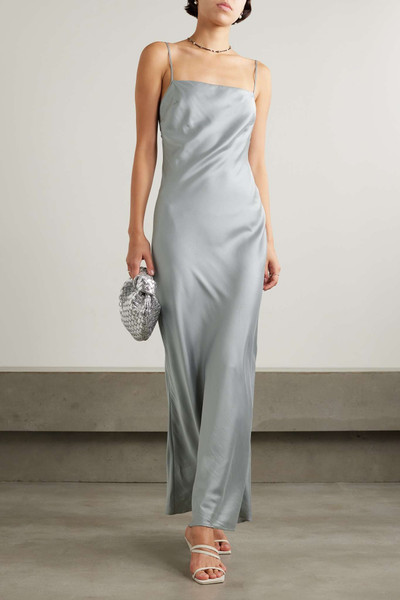 ST. AGNI Stretch silk-blend satin maxi dress outlook