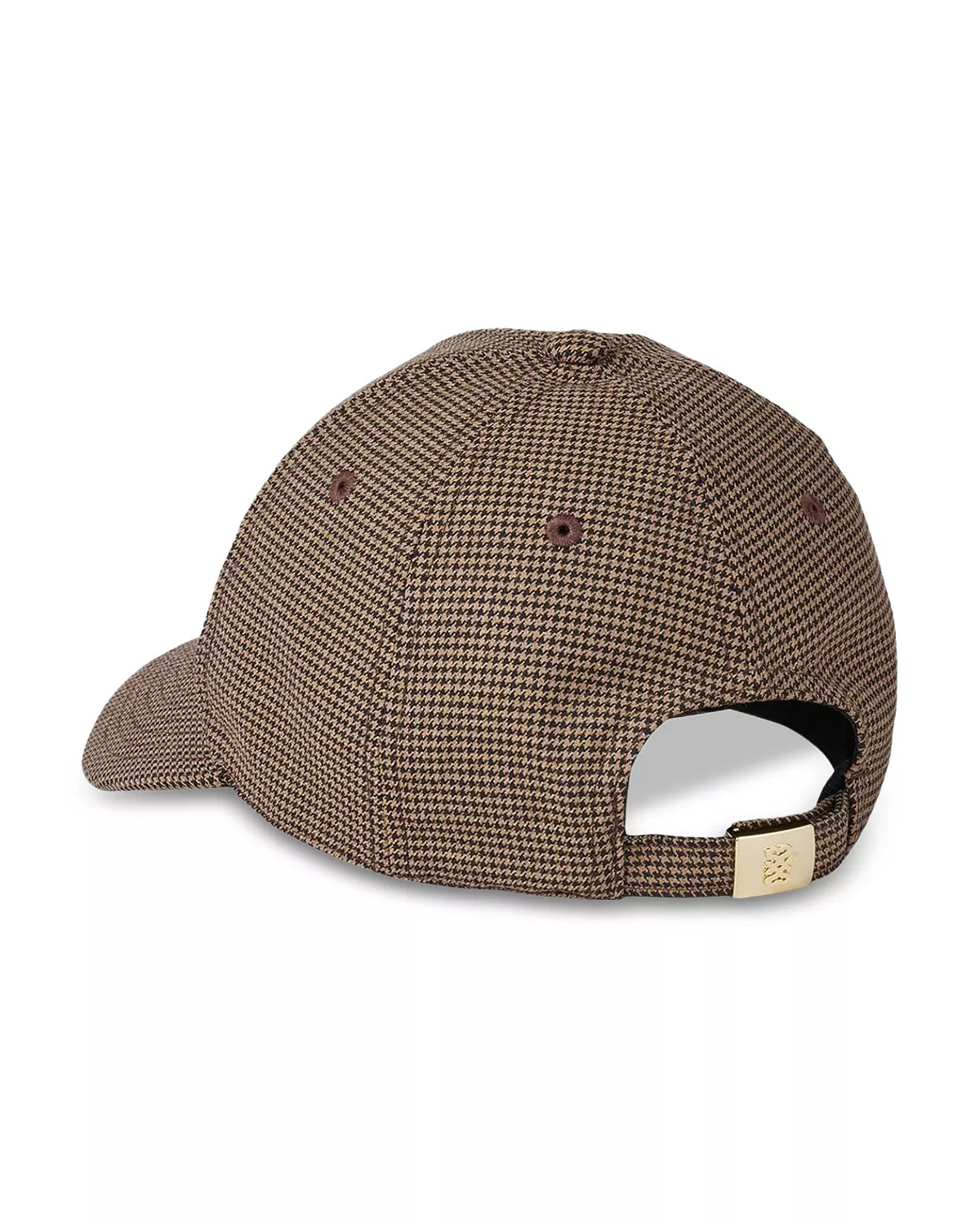 Houndstooth Print Cap - 3
