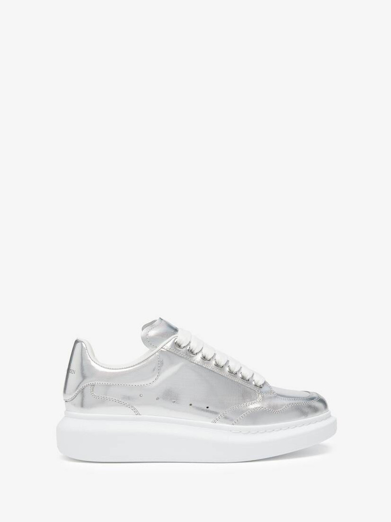 Women's Oversized Sneaker in Silver - 1