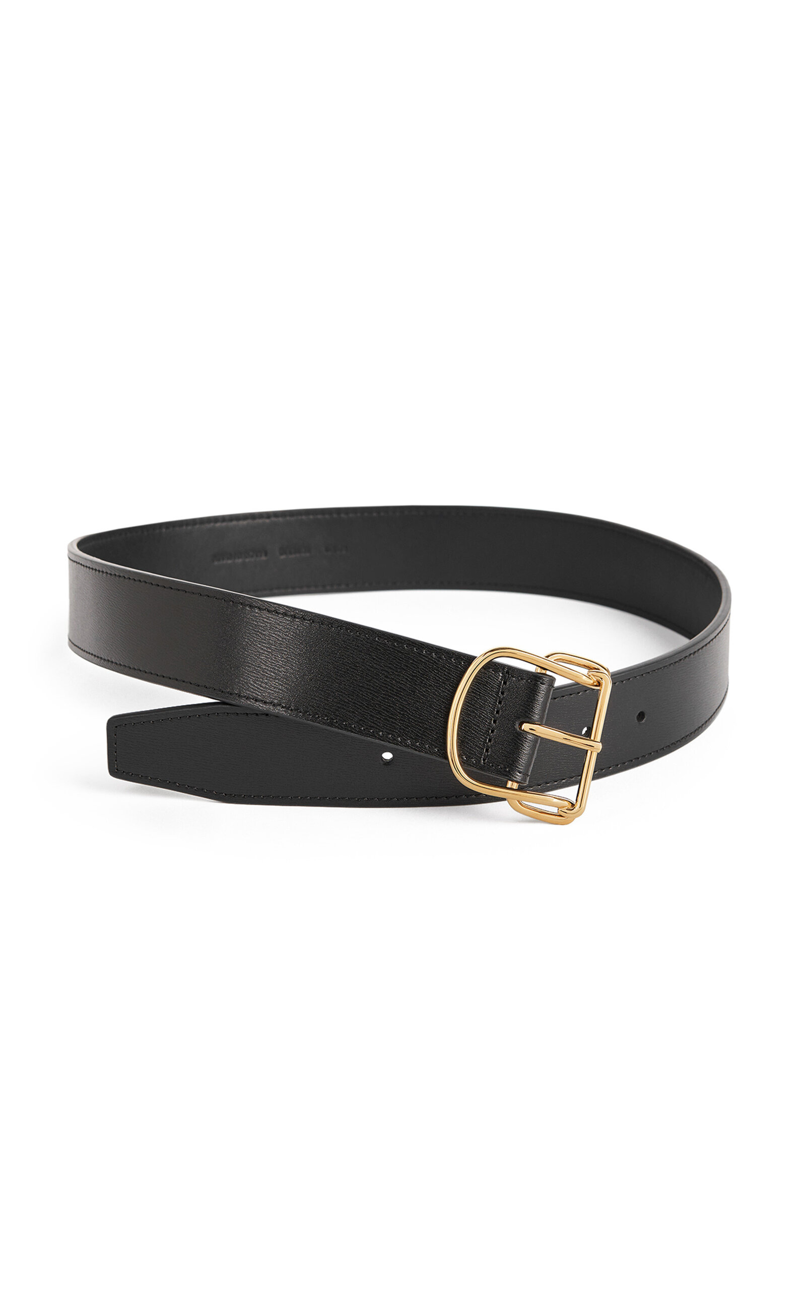 Swirl Leather Belt black - 4