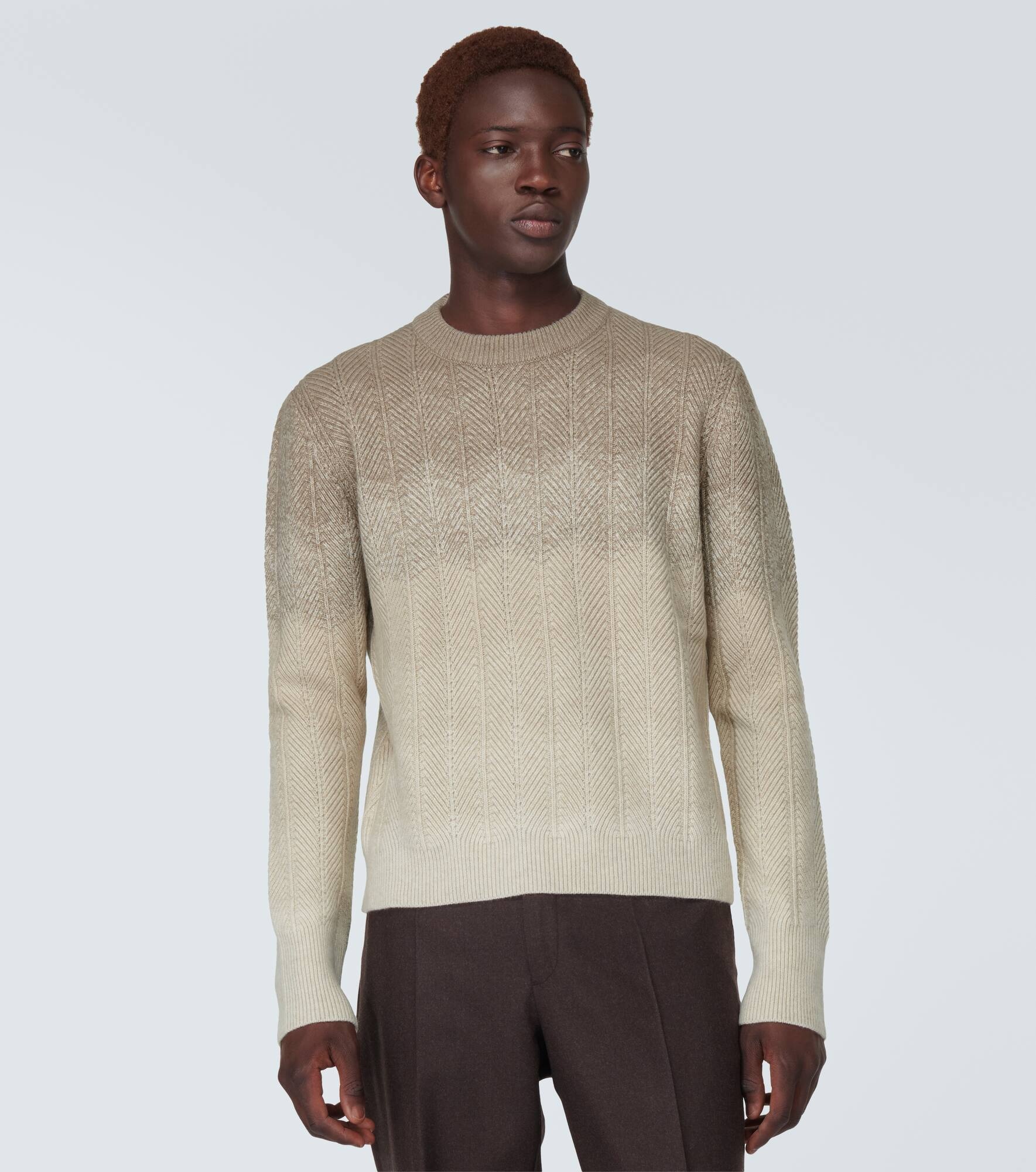 Gradient cashmere sweater - 3