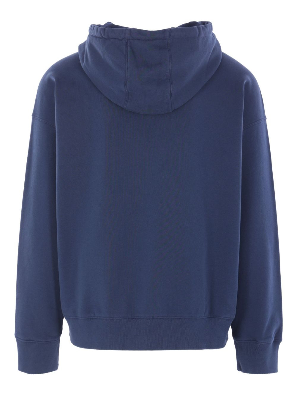 fox-print cotton hoodie - 2