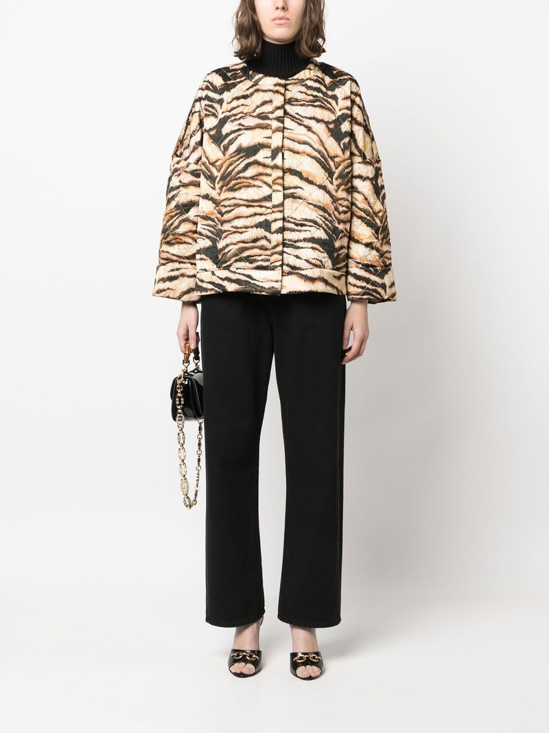 Roberto Cavalli animal-print jacket outlook
