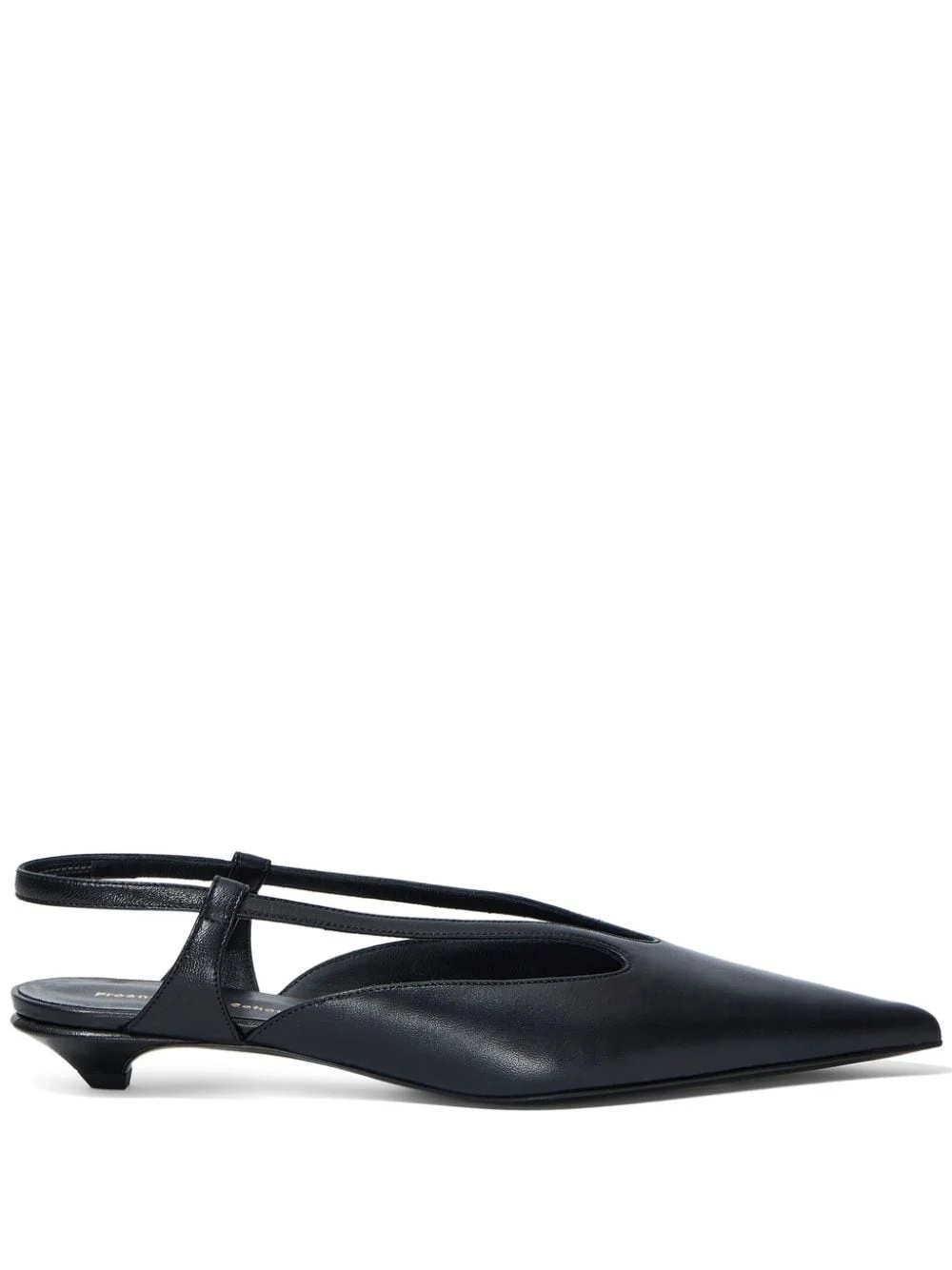 slingback leather pumps - 1