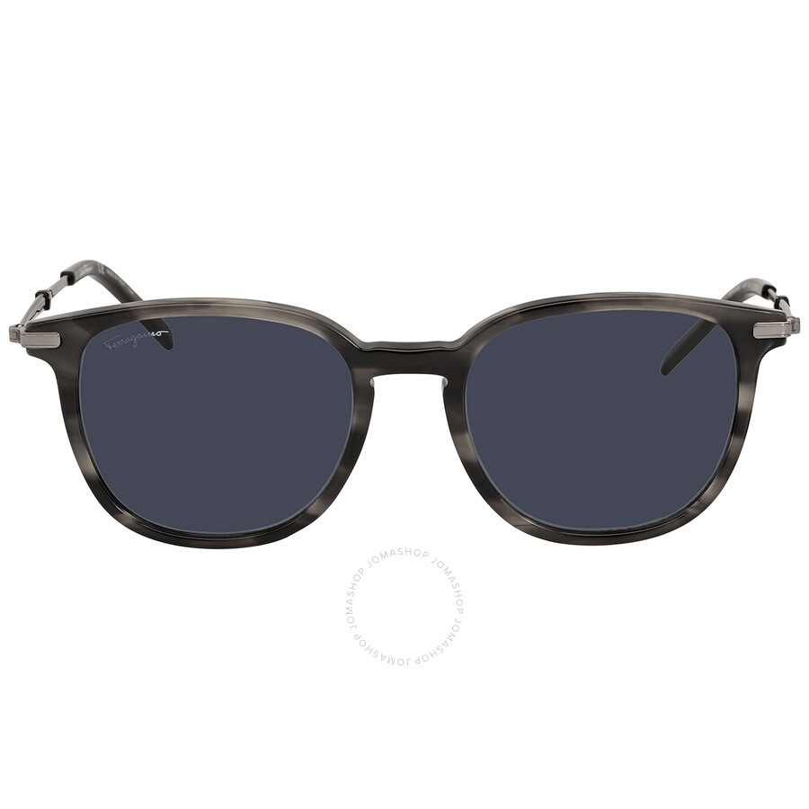 Salvatore Ferragamo Blue Square Men's Sunglasses SF1015S 003 52 - 1