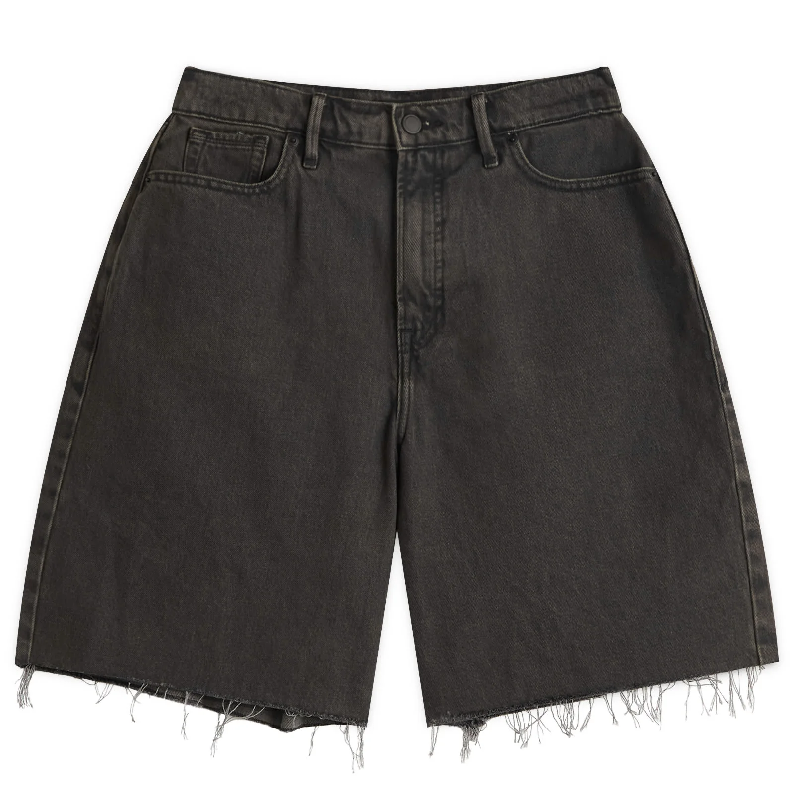 Good American Good Extreme Barrel Shorts - 1