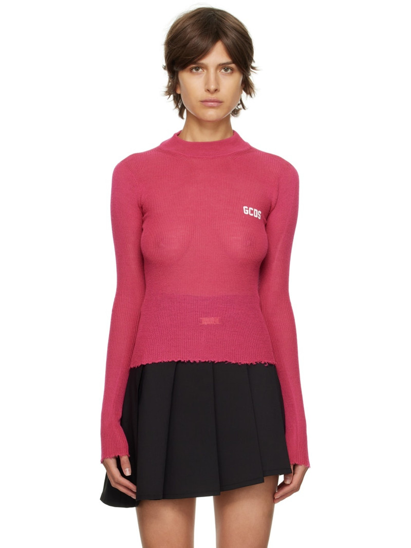 Pink 'GCDS' Turtleneck - 1