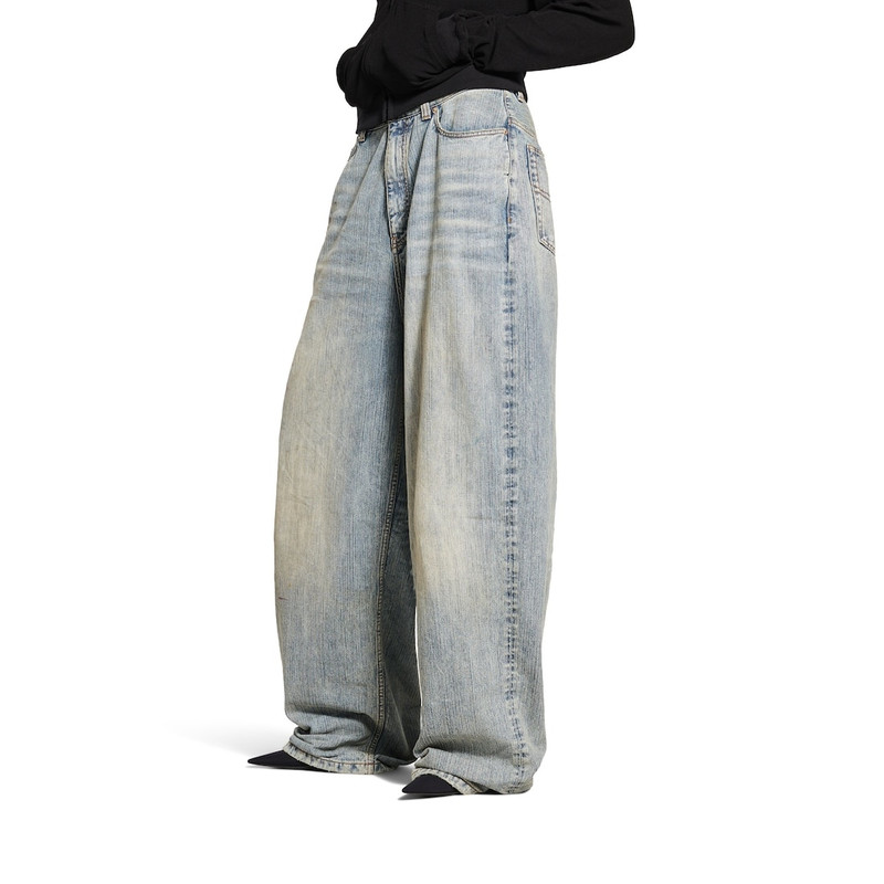 Men's Pull-up Pants in Blue 5