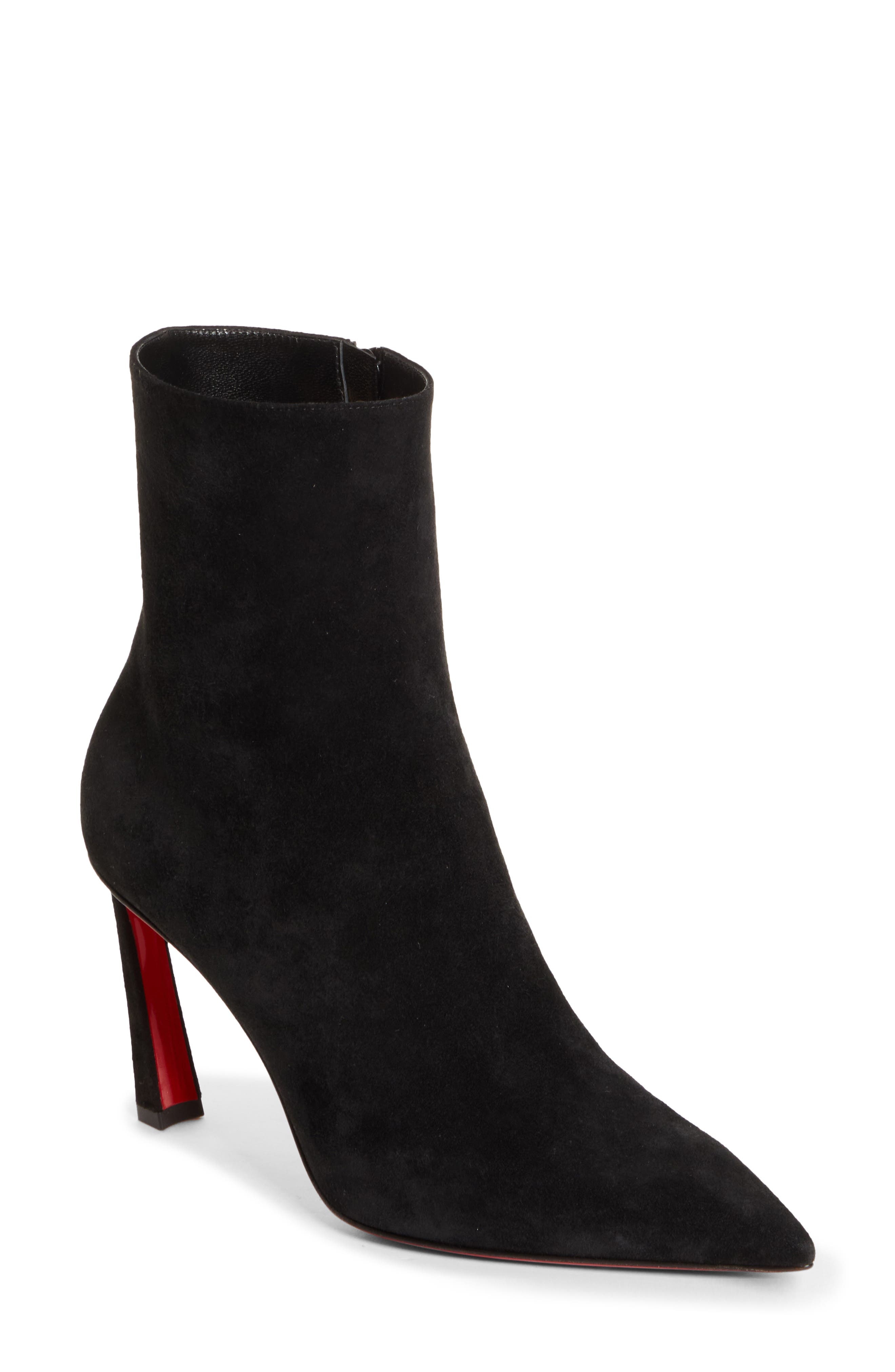 Christian Louboutin Condora Pointed Toe Bootie in Black at Nordstrom - 1