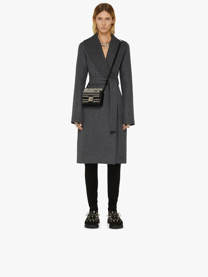 Givenchy 4G COAT IN WOOL, CASHMERE AND SILK outlook