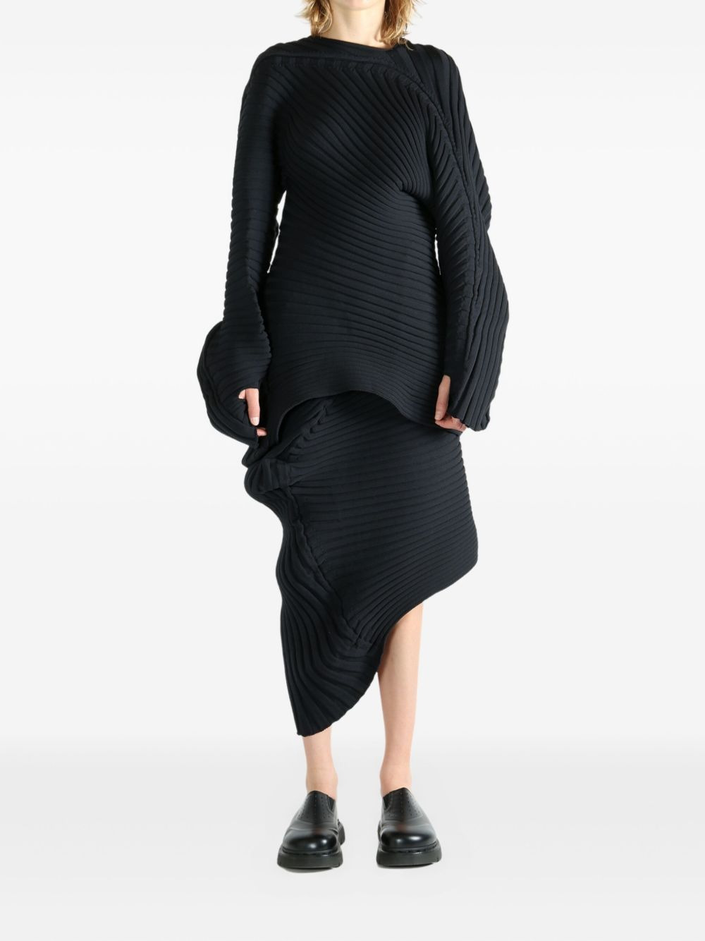 asymmetric sweater - 2