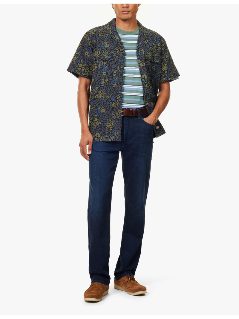 Citizens of Humanity Elijah Perform relaxed-fit straight-leg mid-rise stretch-woven blend jeans outlook