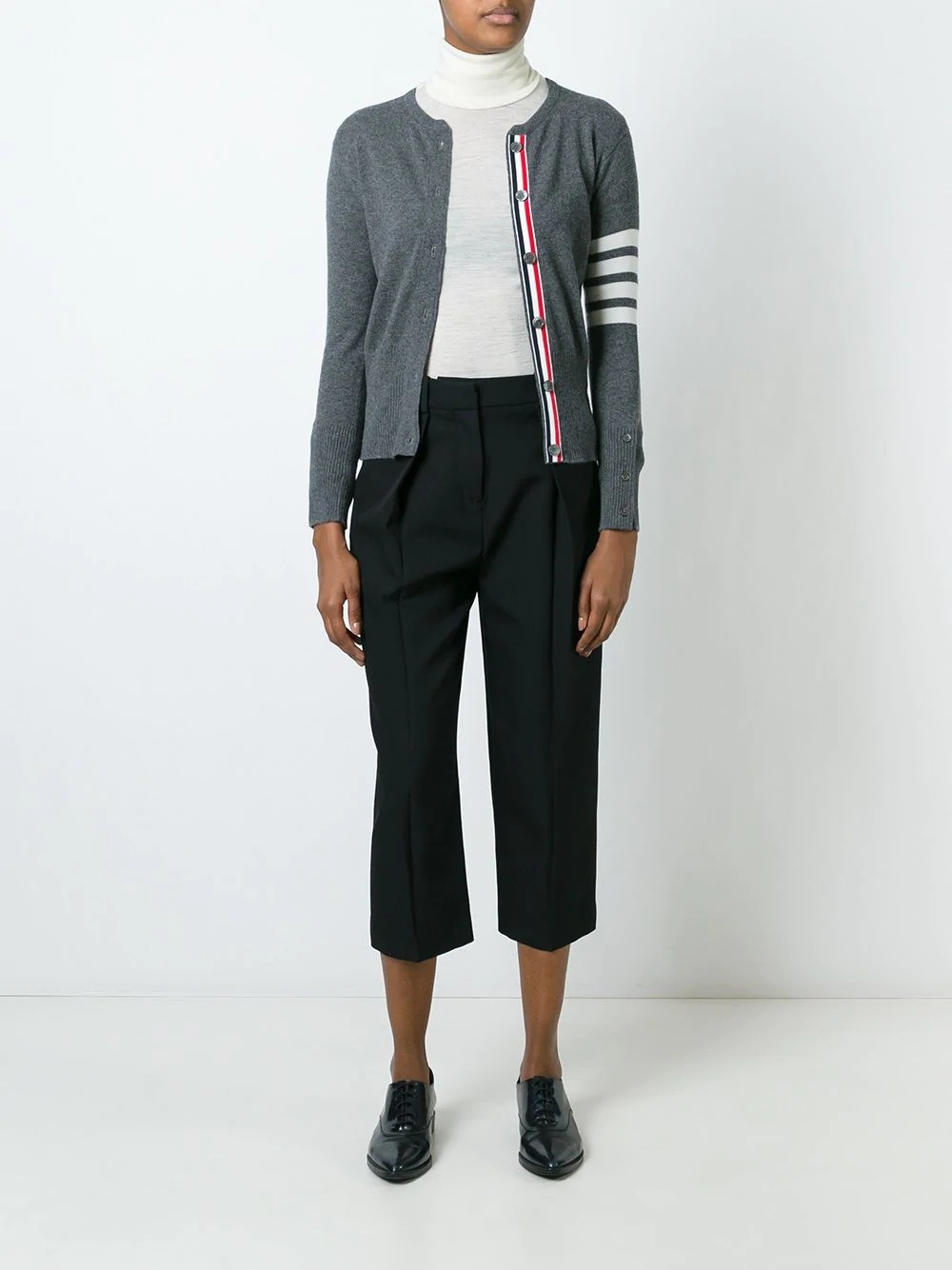 4-bar stripe cardigan - 2