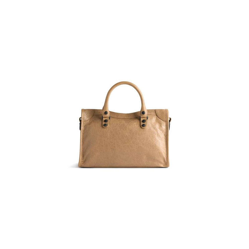 Women's Le City Small Bag in Dark Beige 4