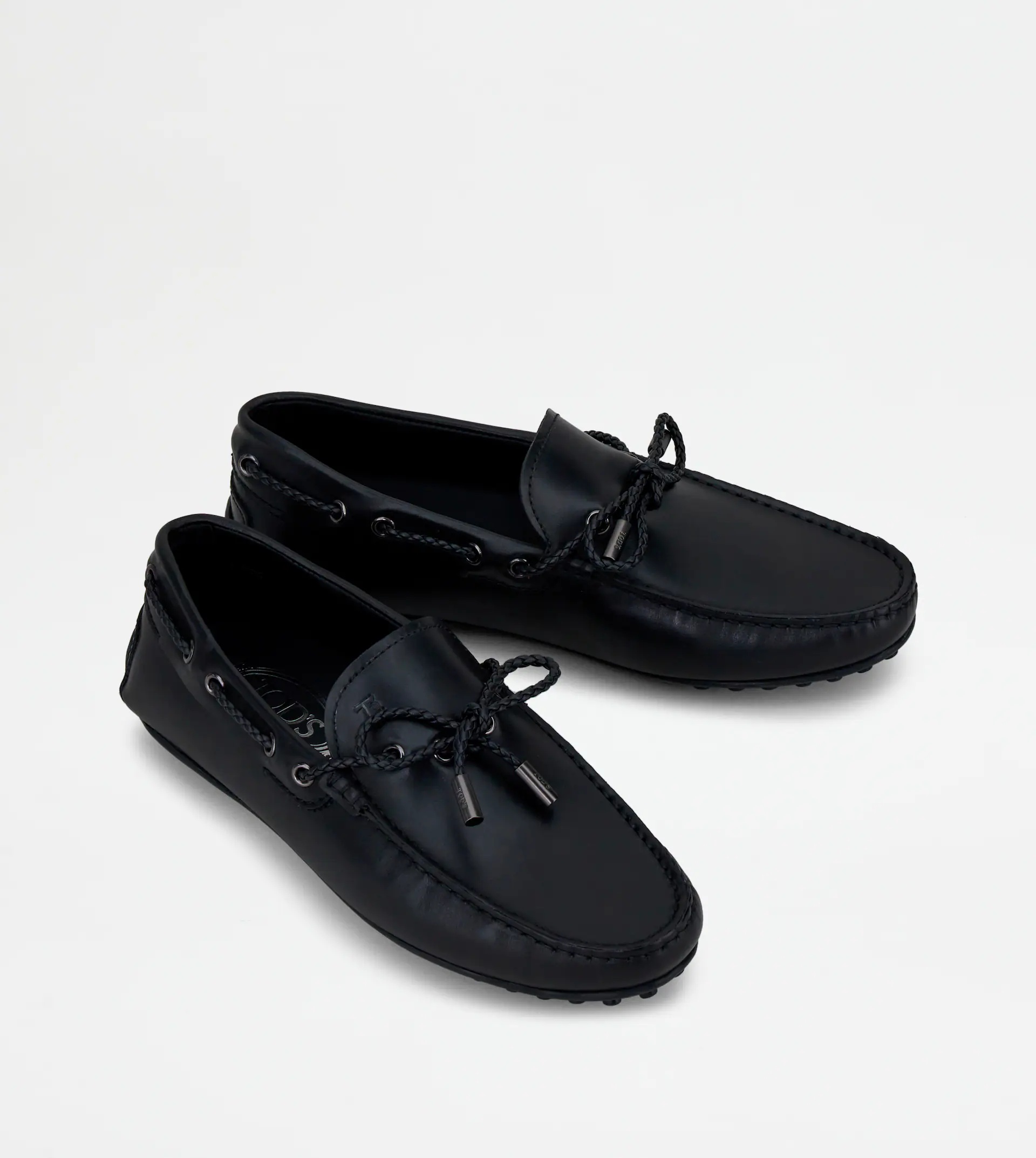 CITY GOMMINO DRIVING SHOES IN LEATHER - BLACK - 2