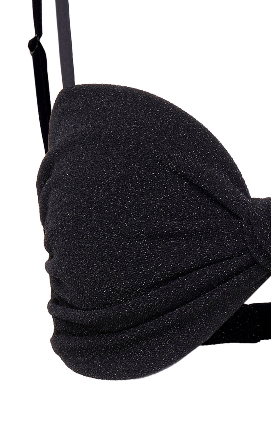 At Sunrise Knotted Bikini Top black - 6