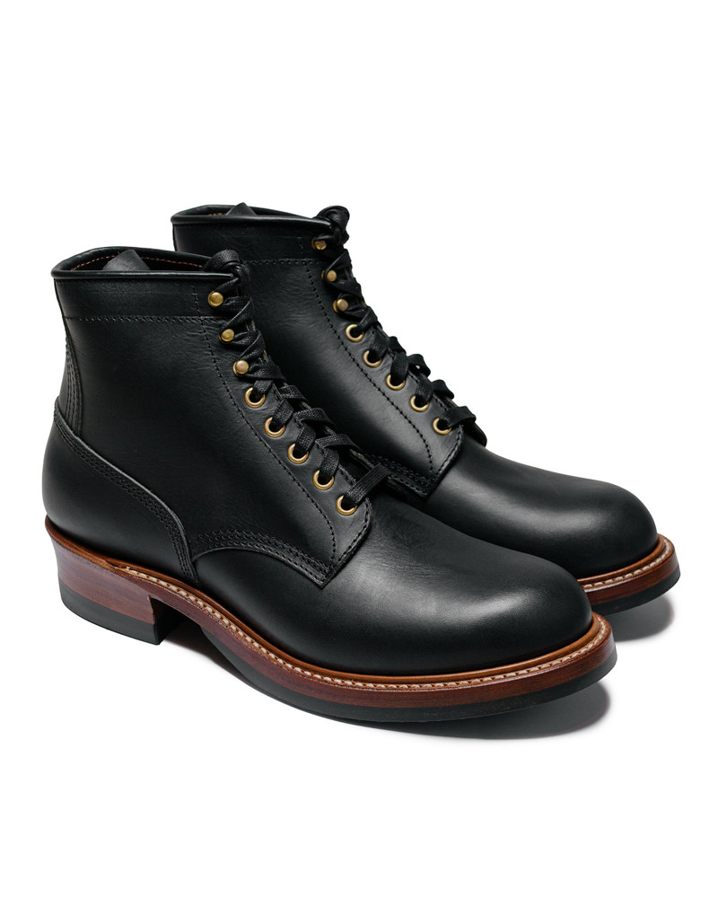 JOHN LOFGREN Steel Gang SW Boots Badalassi Carlo Vegetable Tanned Leather Black outlook