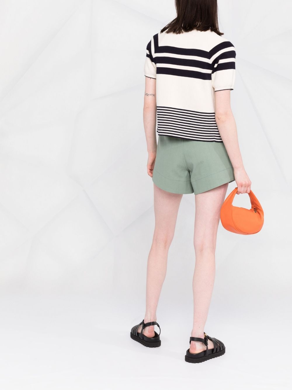 drawstring suiting shorts - 4