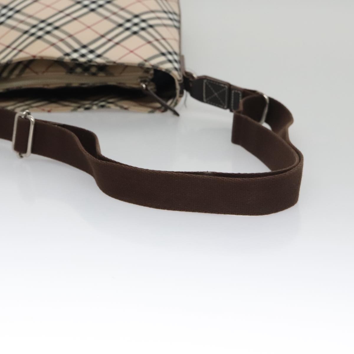 Burberry Nova Check Blue Label Shoulder Bag Canvas Beige - 7