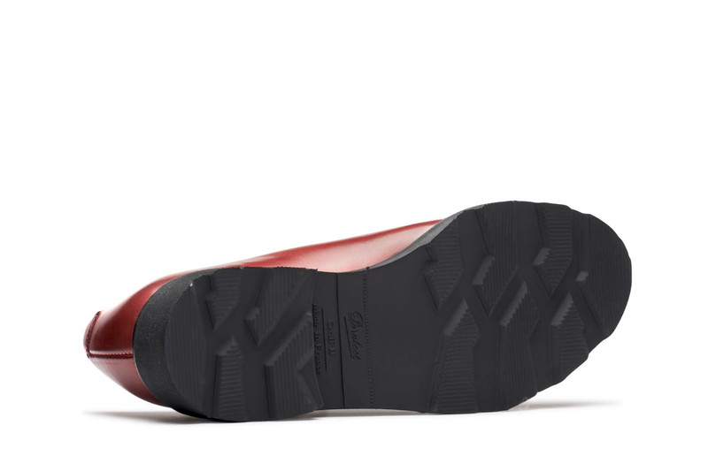 Veley Red Silk - Rubber Sole 5