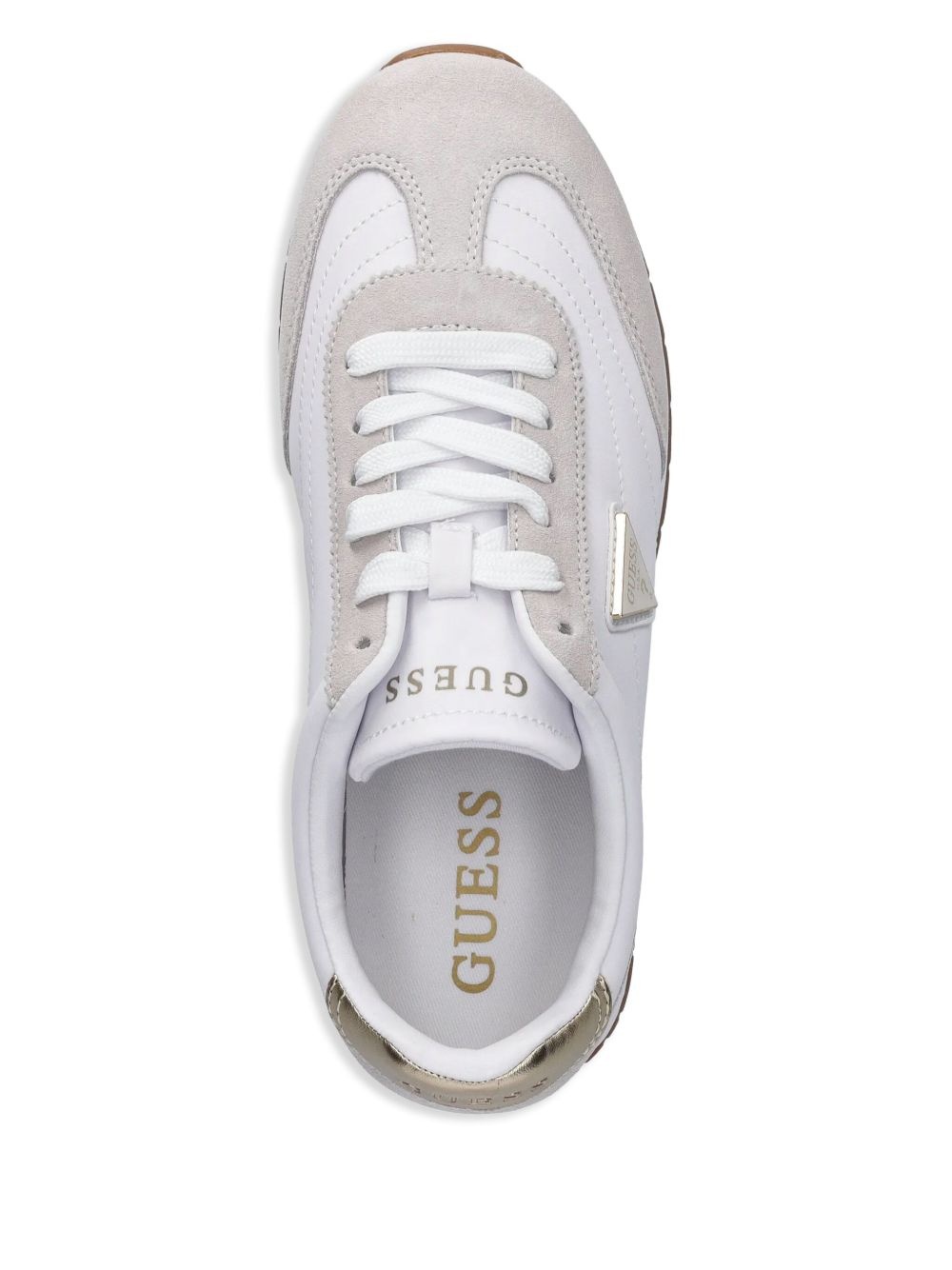 logo-plaque sneakers - 4