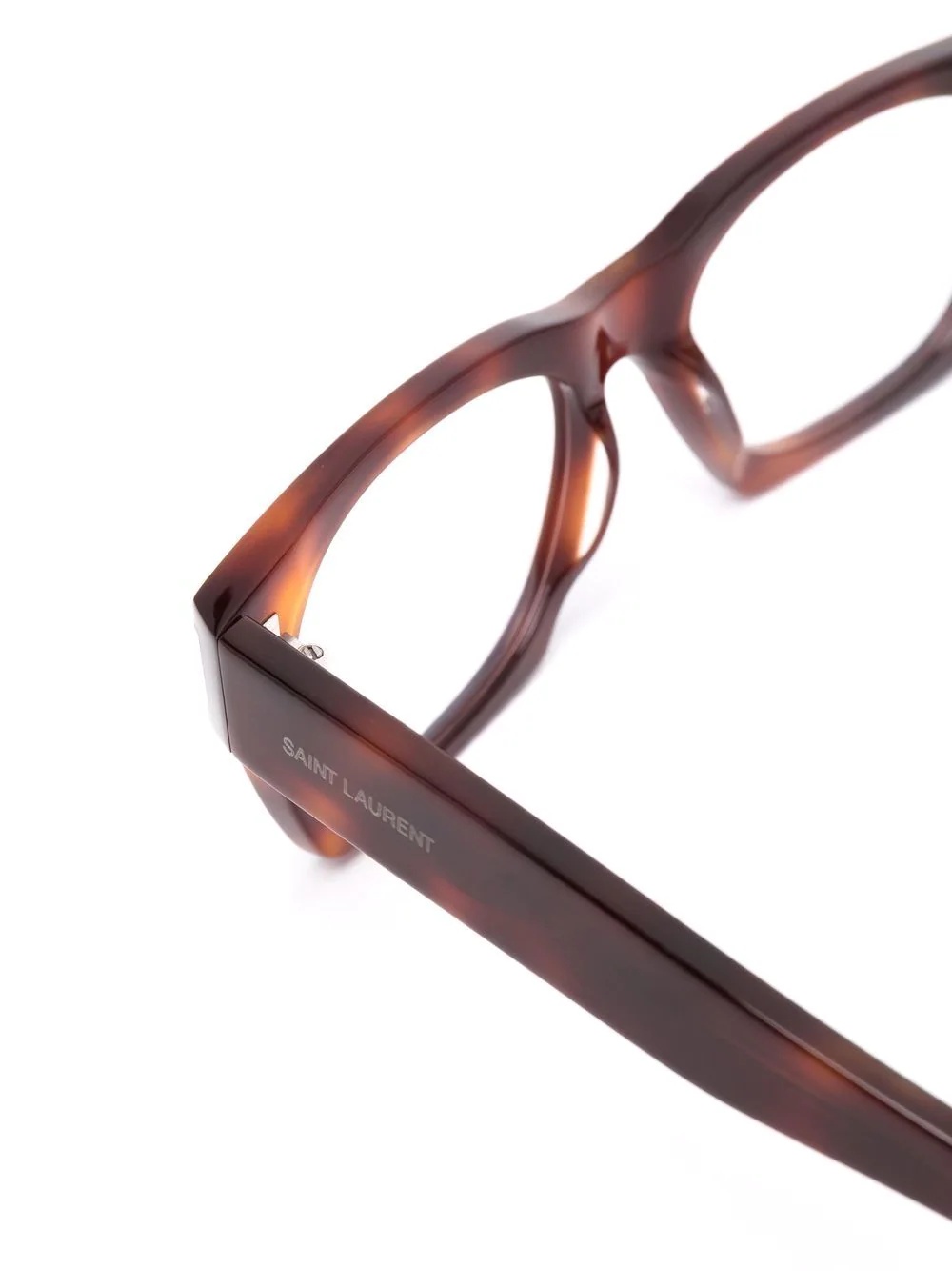 tortoiseshell square-frame glasses - 3