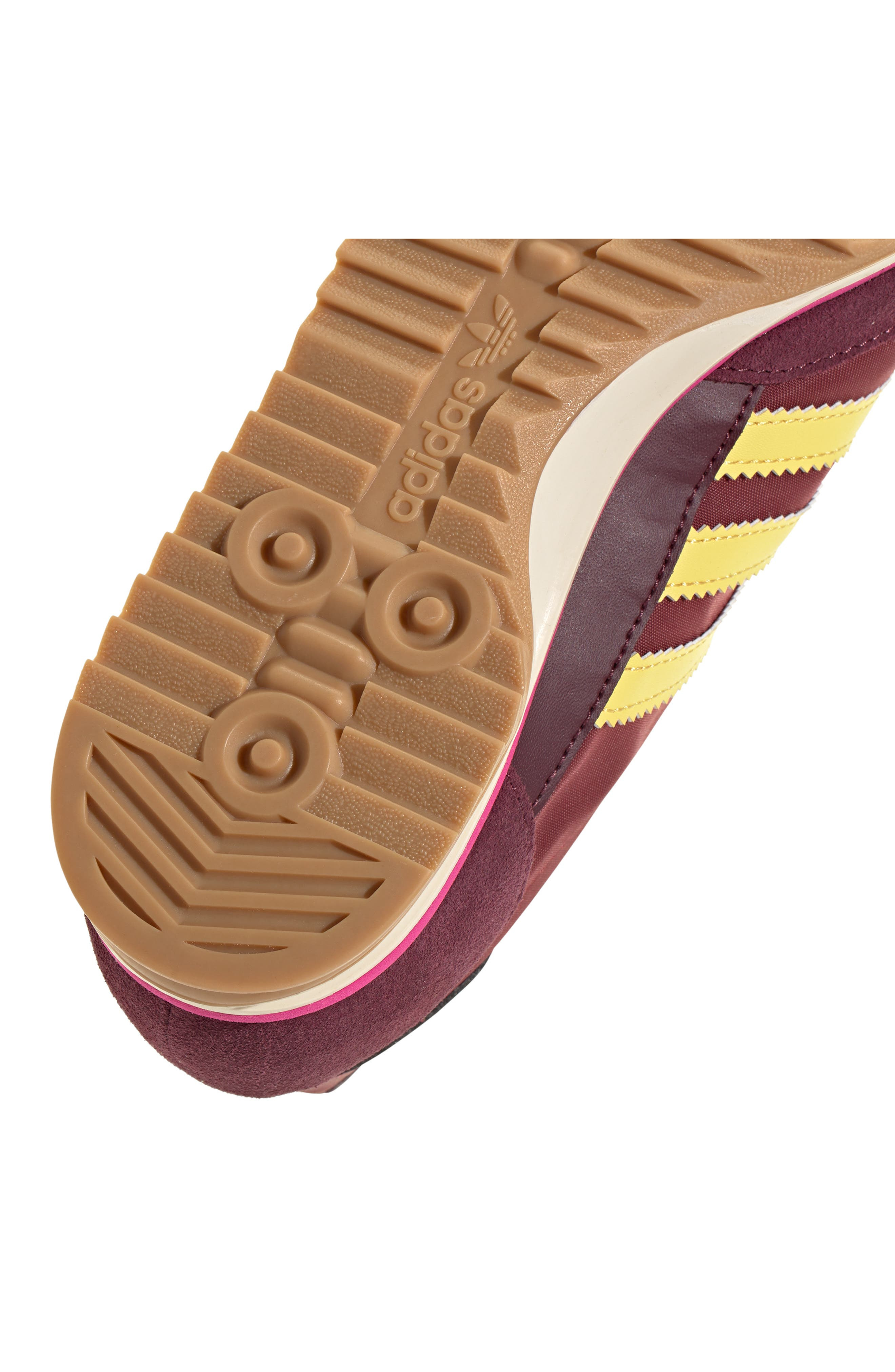 adidas SL 72 Sneaker in Noble Maroon/Maroon/Yellow at Nordstrom - 7