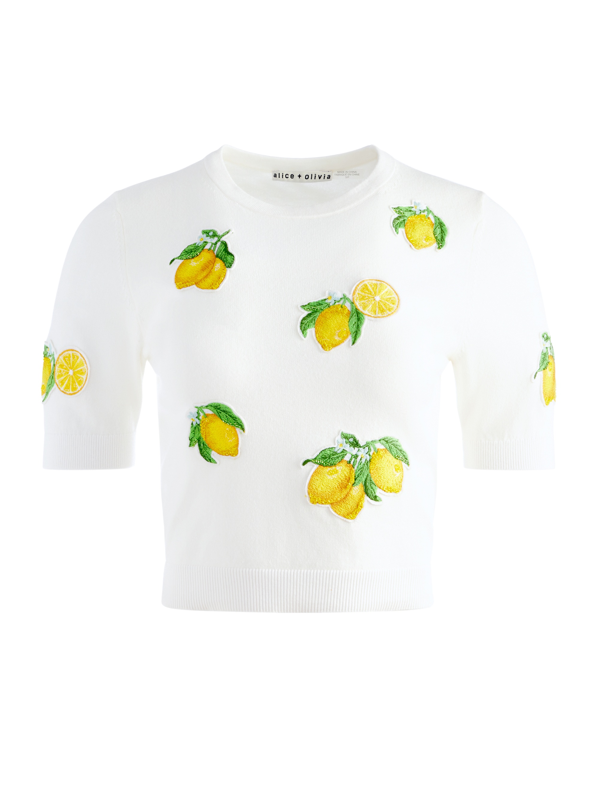 CIARA LEMON EMBELLISHED PULLOVER - 1
